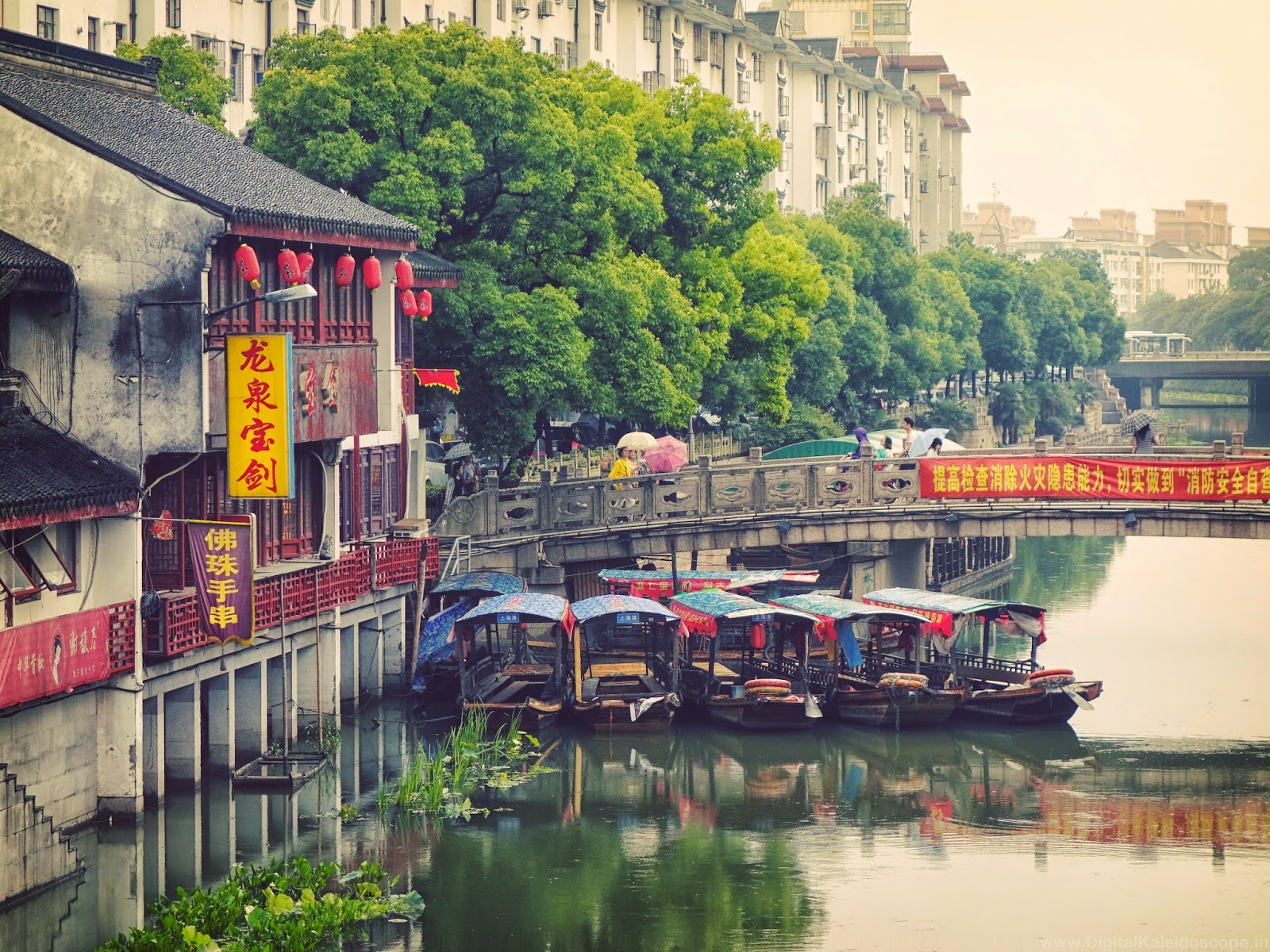 Canal in Qibao Water Town Shanghai