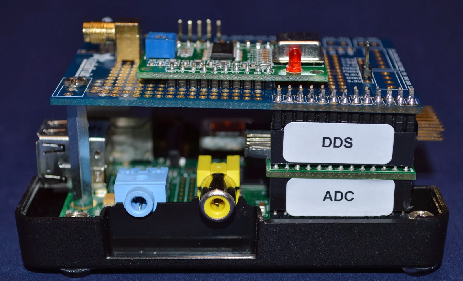 A Slice of Raspberry Pi Adding an Envelope Detector to convert an RF input to a DC output