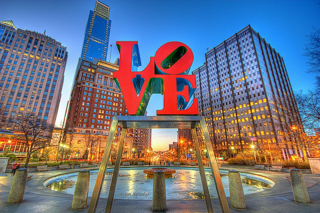 Love Park na Filadélfia Love Park na Filadélfia
