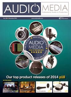 Audio Media. Professional audio in production 288 - December 2014 | ISSN 0960-7471 | TRUE PDF | Mensile | Professionisti | Audio Recording | Tecnologia | Broadcast
Audio Media is the go-to publication for the audio production professional. It covers everything from gear and techniques through to the business of sound with a focus on the post, broadcast, game audio, recording, live, and mastering markets.
Audio Media is read around the world, both in print and online, with regular content including in-depth news analysis of the industry and the latest technology trends, in-situ gear reviews, case studies, studio and engineer profiles, show news, tutorials, and more.
