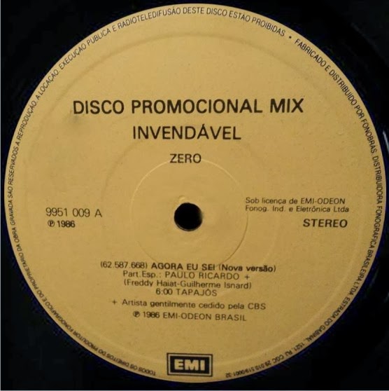 Brasil Remixes Banda ZERØ Agora eu sei remix / Formosa (single