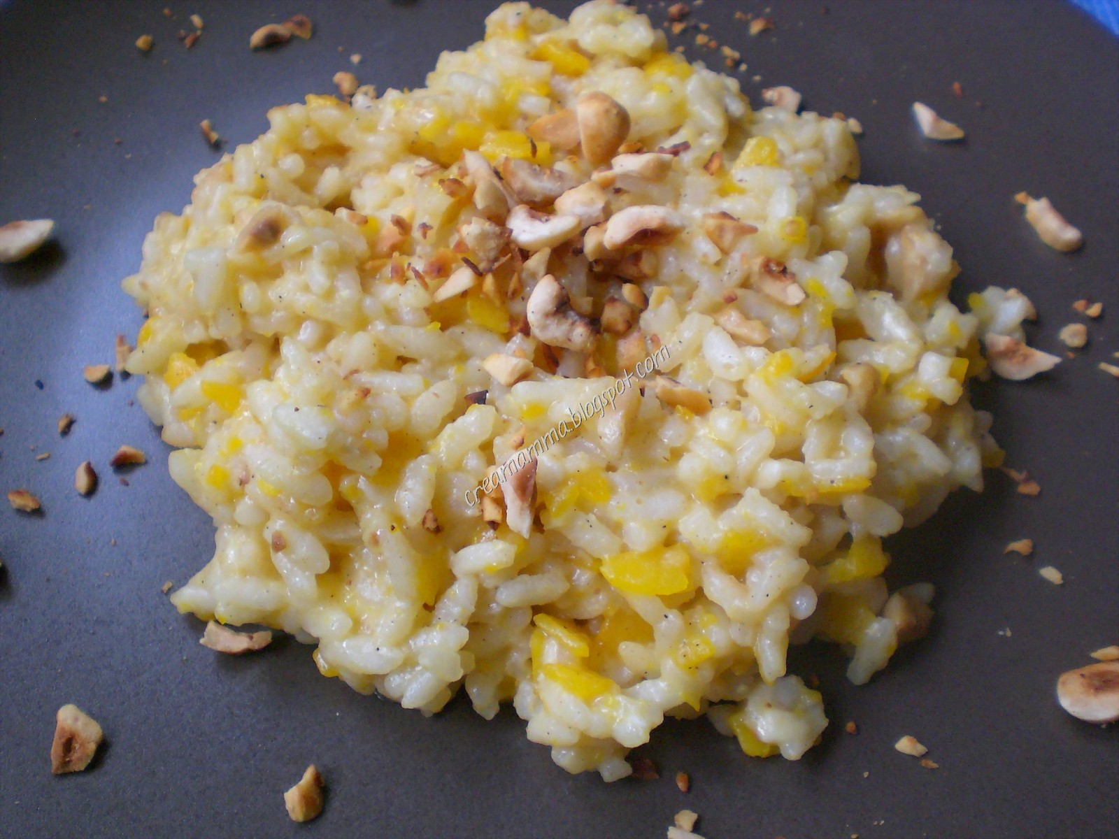 Diario di una Creamamma Risotto con zucca e nocciole