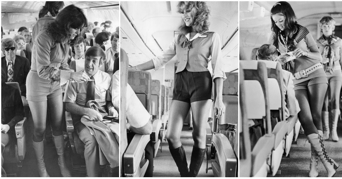 Hostesses in Hotpants and Boots: Pictures of Sexy Pacific Southwest