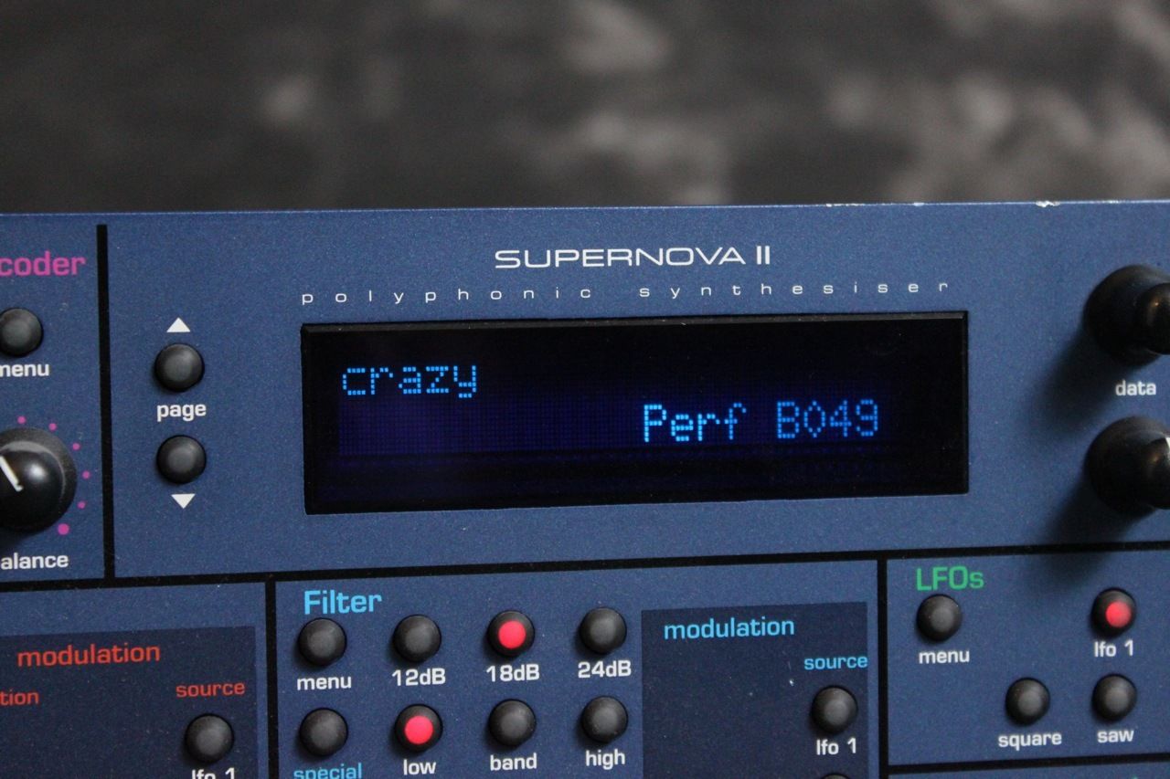 MATRIXSYNTH: Novation Supernova II Polyphonic Synthesizer Rackmount