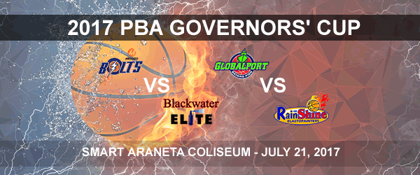 List of PBA Game(s) Friday July 21, 2017 @ Smart Araneta Coliseum List of PBA Game(s) Friday July 21, 2017 @ Smart Araneta Coliseum