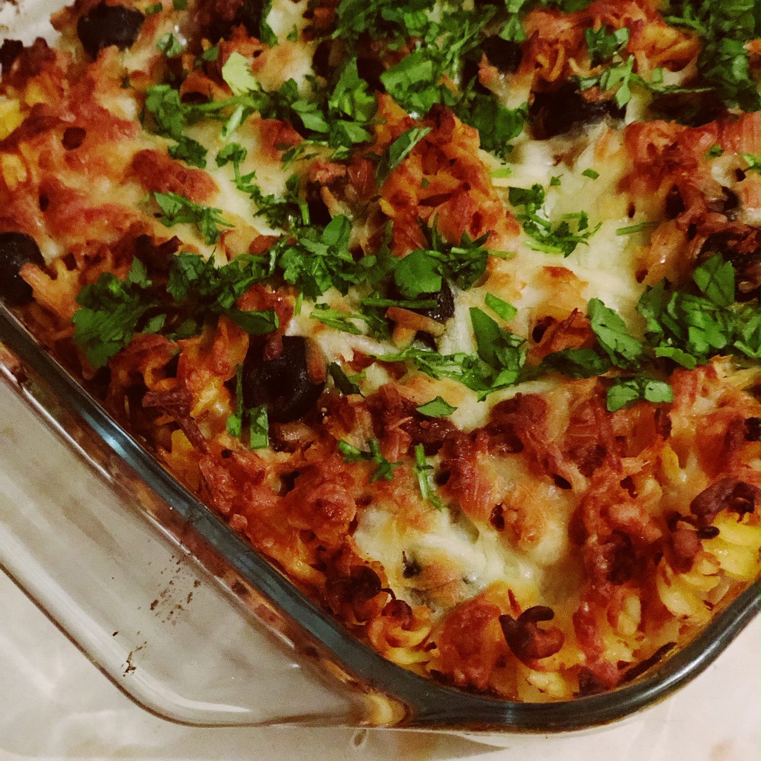 Stella's Wardrobe SPICY TUNA PASTA BAKE