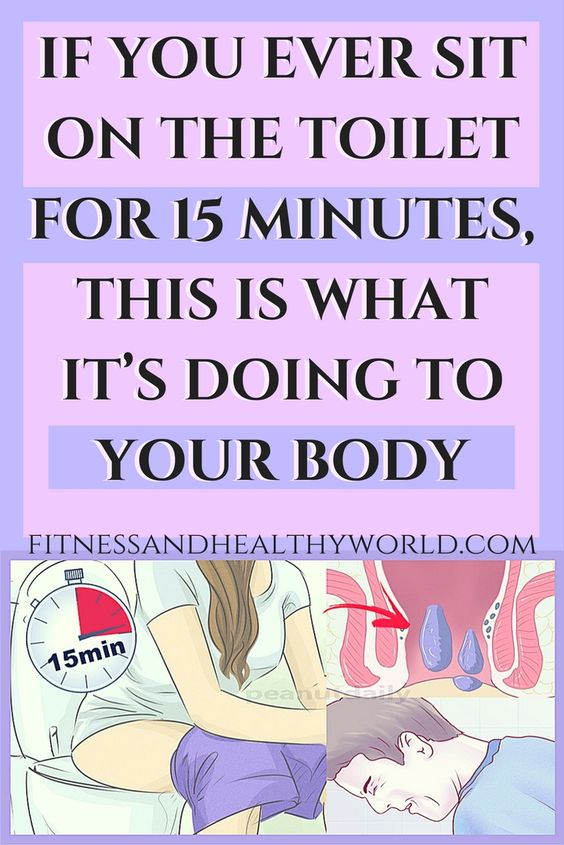 IF YOU EVER SIT ON THE TOILET FOR 15 MINUTES, THIS IS WHAT IT’S DOING