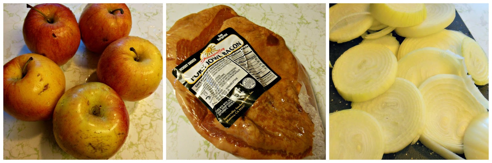 Roasted Apples and Onions with Thyme and Bacon