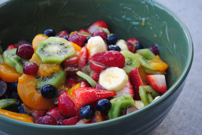 Crane Family Recipes Fruit Salad with canned peaches