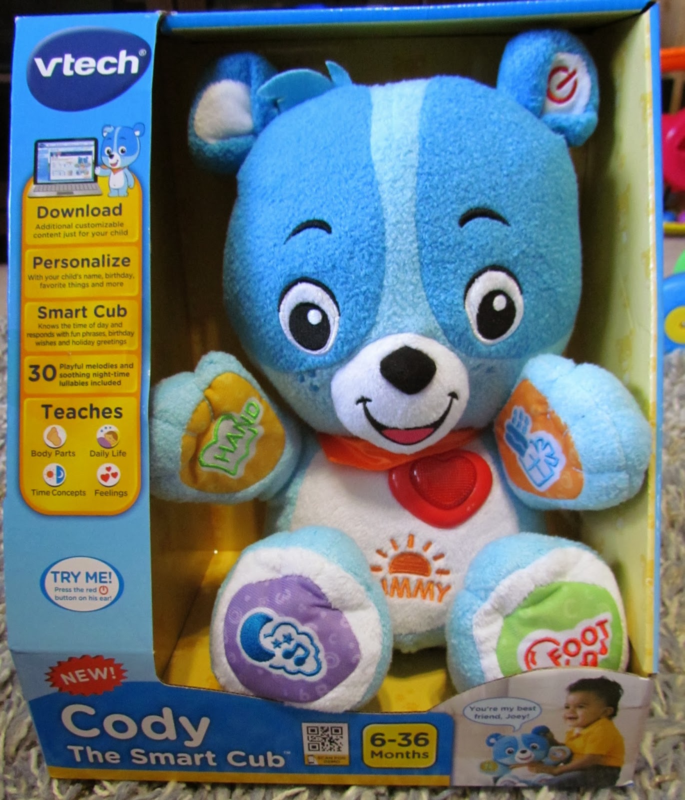 Mommy's Favorite Things VTech Cody the Smart Cub Review & Giveaway!