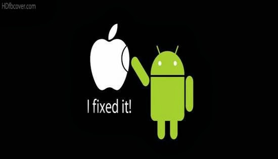 Android fixed apple