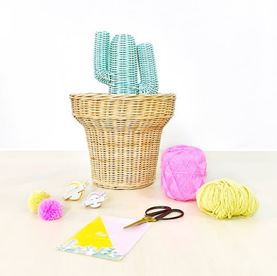 diy cesta cactus rite rite detalles