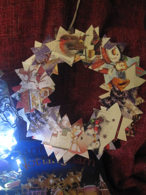 Completed wreath