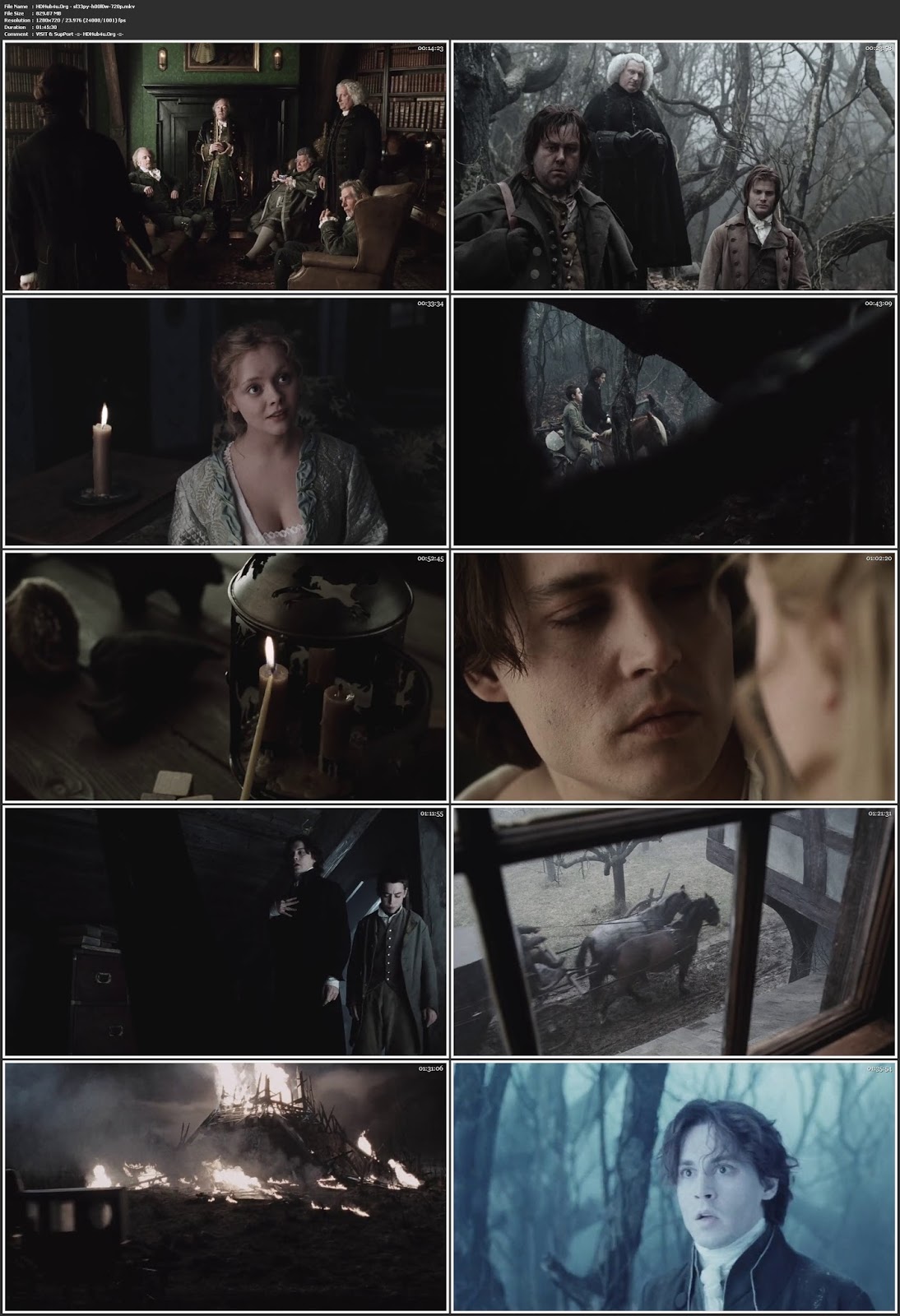 Sleepy Hollow 1999 300MB Hindi Dual Audio 480p BluRay Download