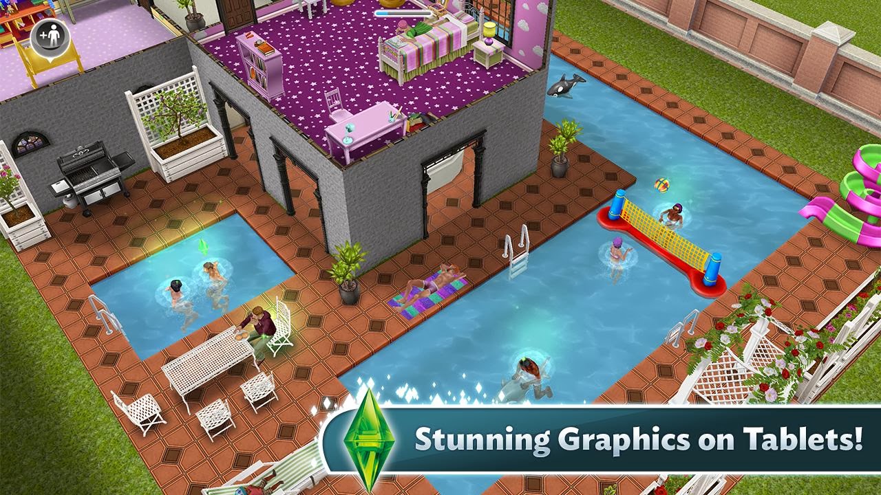 The Sims FreePlay 2.6.11 MOD APK+DATA (Unlimited SP POINTS and MONEY