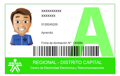 22. Portar permanentemente y en lugar visible el documento que lo identifica como Aprendiz SENA, durante su proceso de aprend