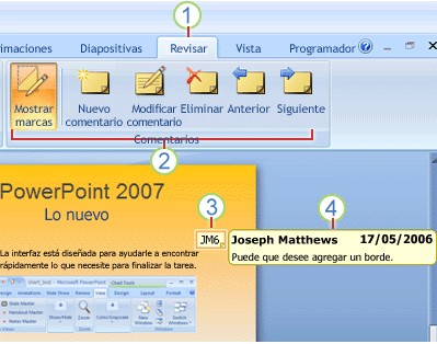 Menús de Power Point