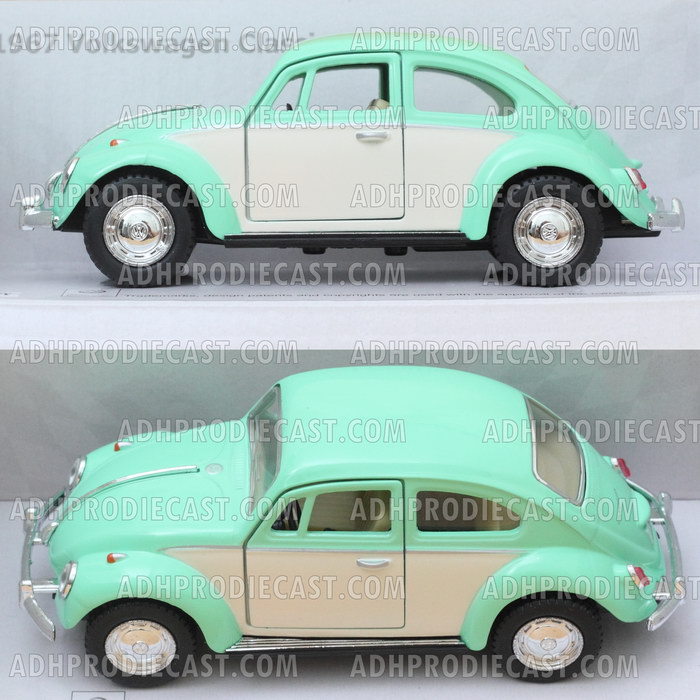 Miniatur Mobil VW Beetle / Kodok Two Colors