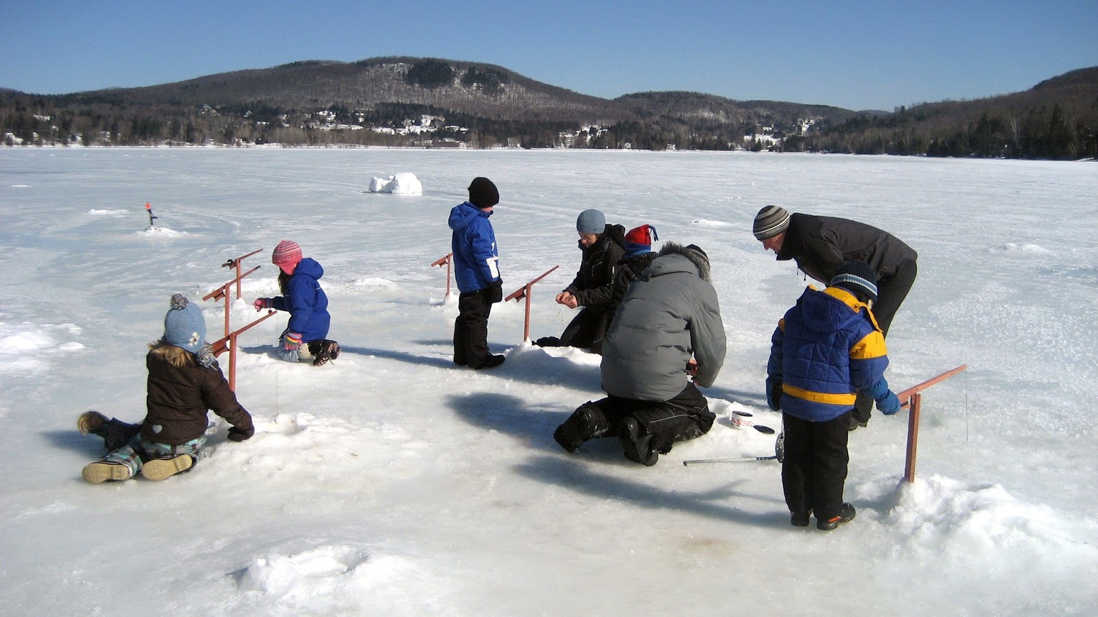 Outdoor & Sports World wonders thousands of people ice fishing together