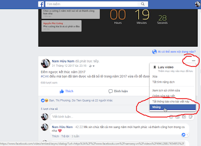 Hướng dẫn nhúng video facebook tự động play vào website Hướng dẫn nhúng video facebook tự động play vào website
