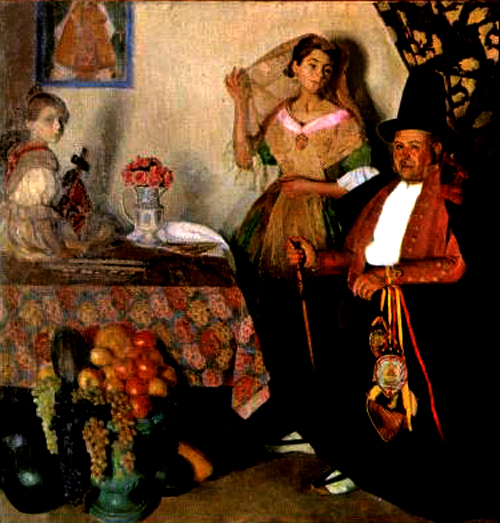 Gabriel Esteve Fuertes, Pintor Valenciano, Pintura Costumbrista Valenciana, Pintura Valenciana, Valencianas en pintura