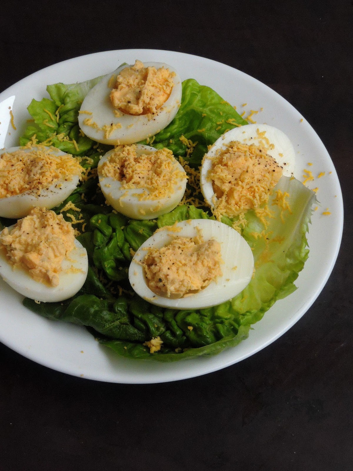Priya S Versatile Recipes Oeufs Mimosa Indo French Deviled Eggs