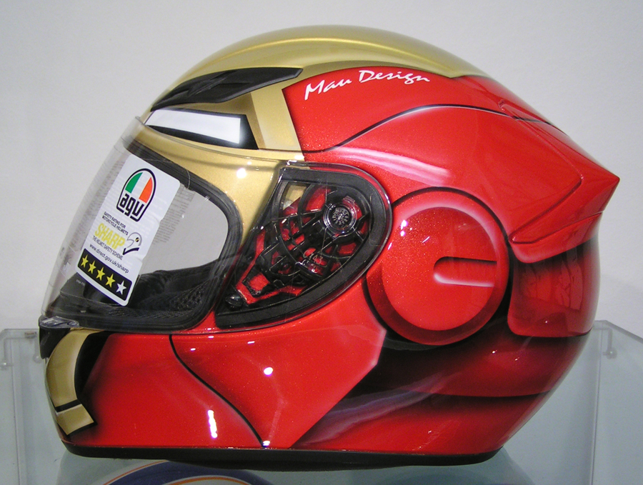 AEROGRAFIE Mau Design: casco Iron Man - Iron Man Helmet