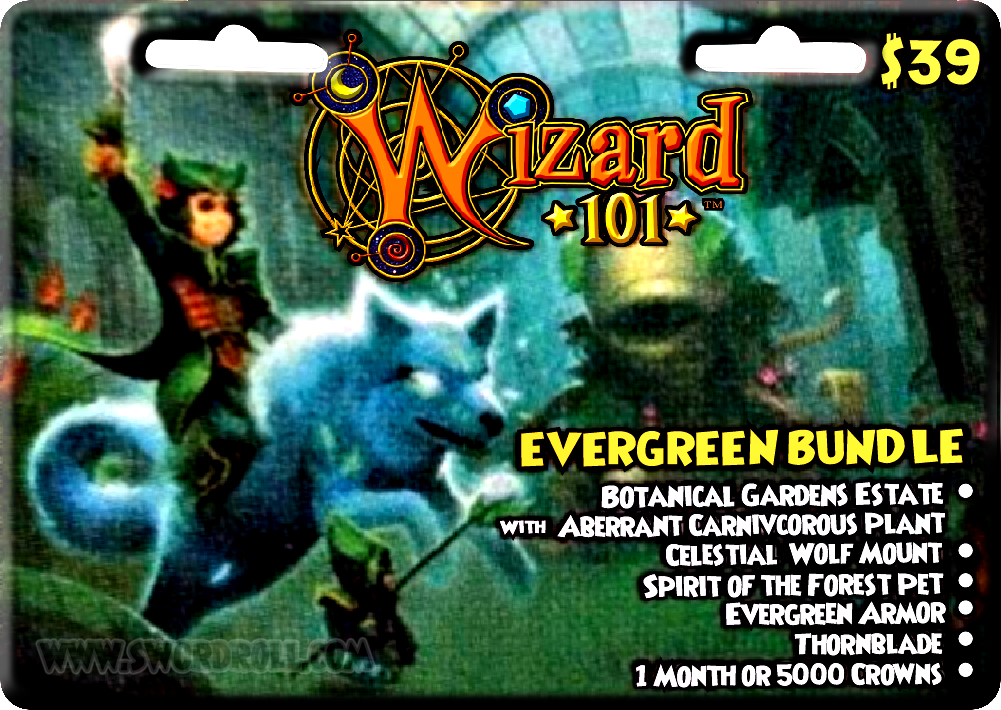 Wizard101 Evergreen Bundle Card Image