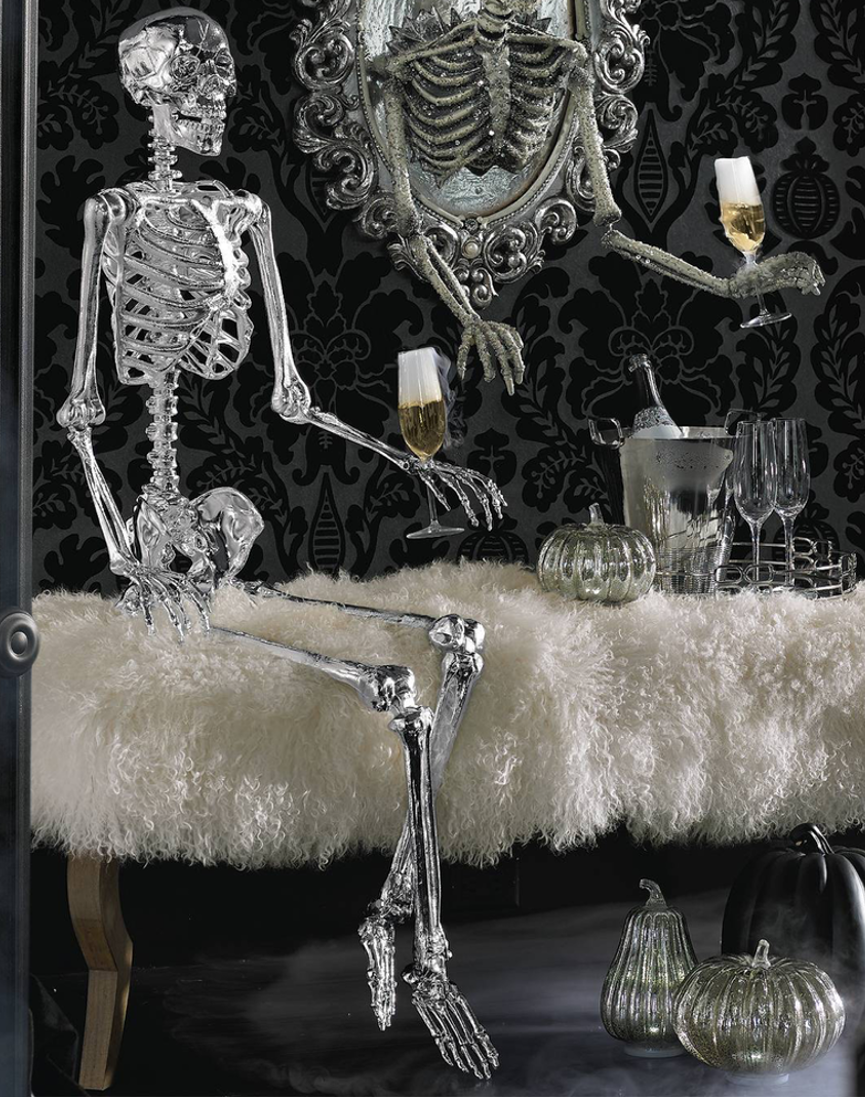 Grandin Road Chrome Skeleton