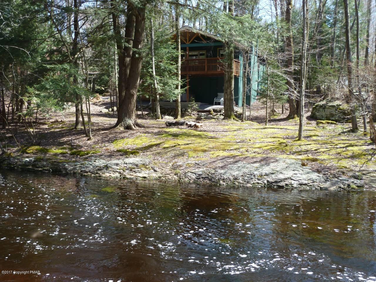 Waynes Pocono Blog Stream Front Home in Arrowhead Lakes In the Pocono