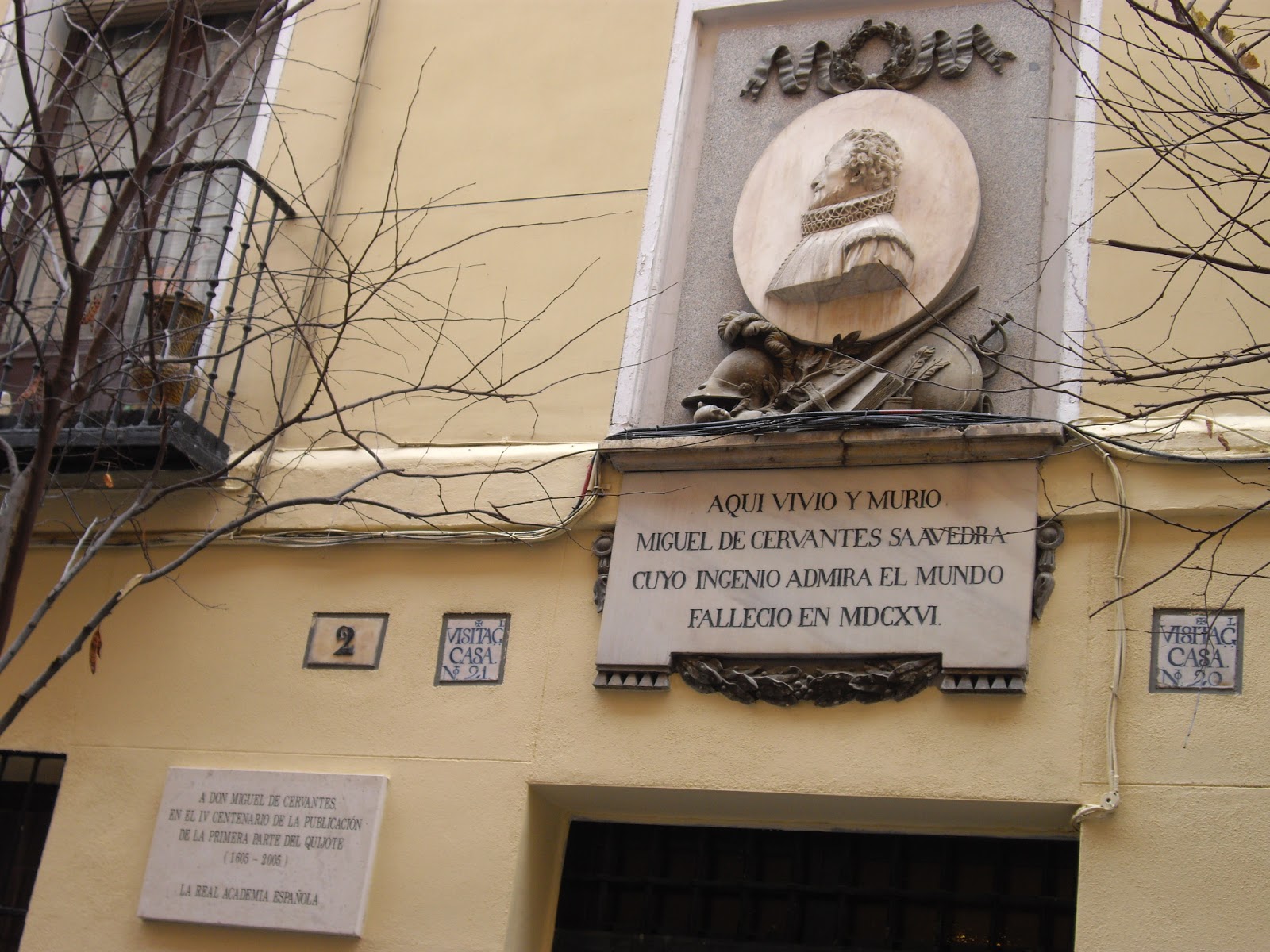 Rocío Díaz Gómez La Casa de Cervantes en Madrid donde murió