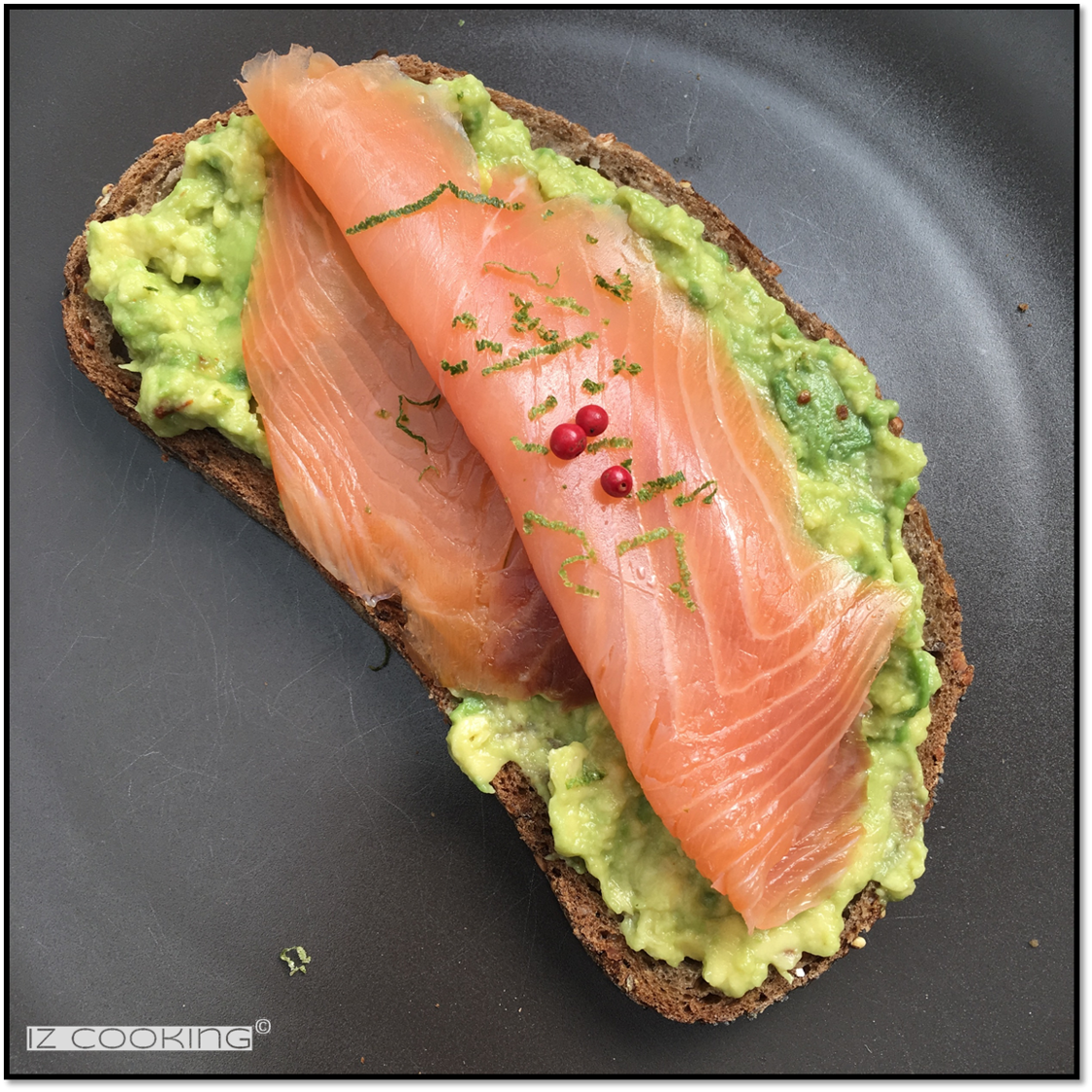 Tartine Saumon Avocat