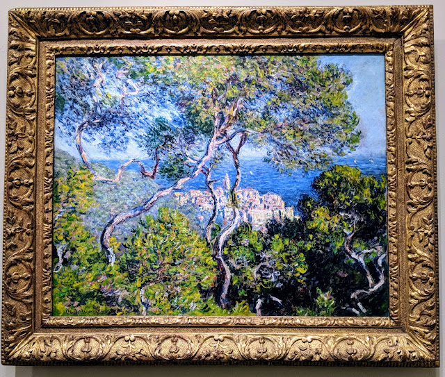 Oil painting of the Italian Riviera. Bordighera by Claude Monet, 1884.