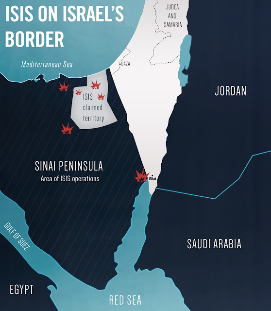  Image Attribute: ISIS in Sinai’s area of operations, claimed territory, and location of attacks.