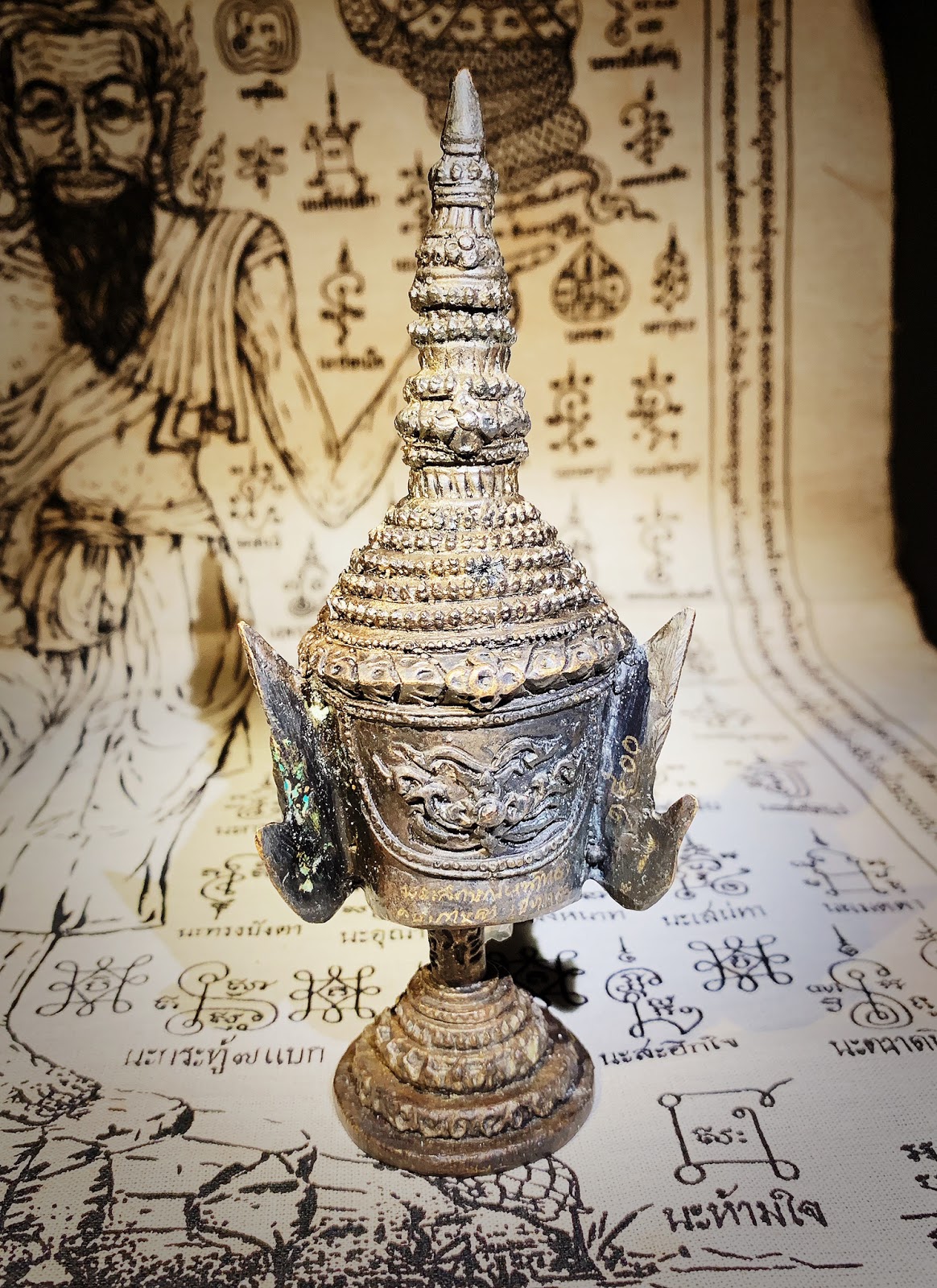 Thai Amulets Love Charms Culture Rare Find Famous Late LP Kalong Phra