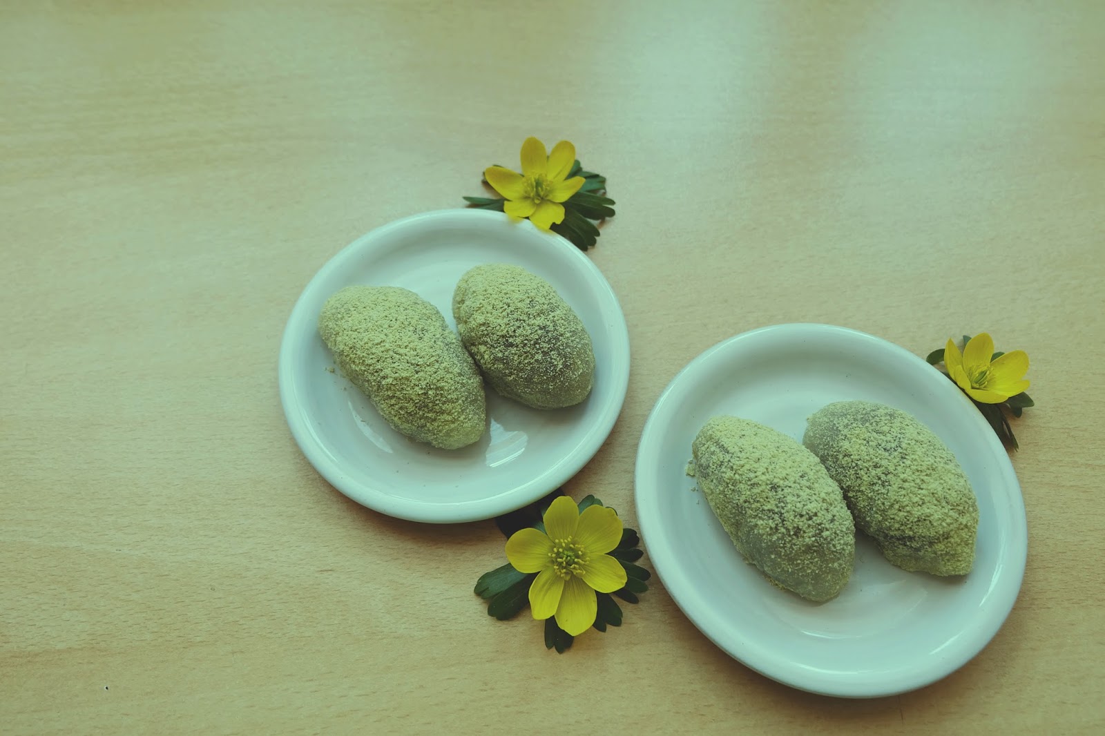 Uguisu mochi 鶯餅 Mlsný králík z rýžového těsta