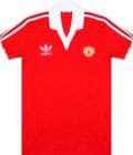 マンチェスター・ユナイテッドFC 1980-82 ユニフォーム-ホーム-赤-adidas