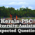 Kerala PSC : Expected Question for University Assistant Exam - 19