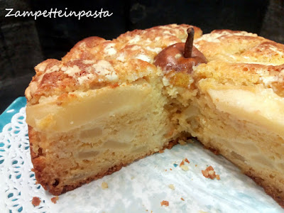 Torta di pere e cioccolato bianco