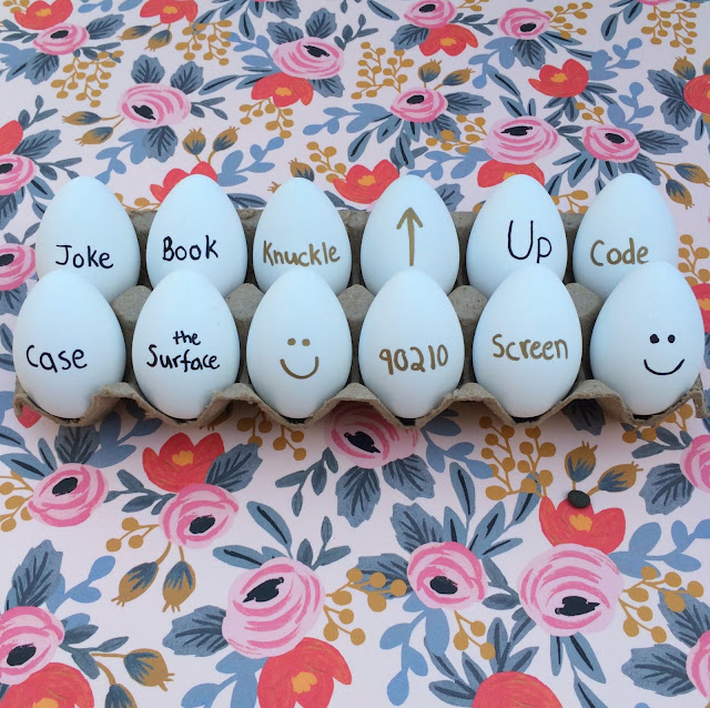 Easy Easter Egg Decorating - Crack them up with things that can crack on your eggs - www.jacolynmurphy.com