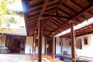 The old House of the Sri Lanka calm and tradition of the Sri Lankan