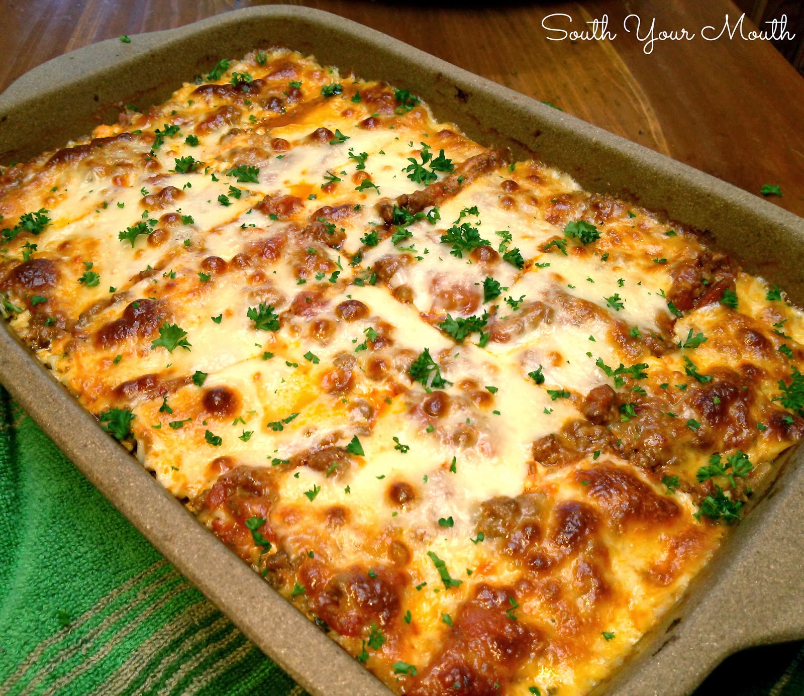 lasagna recipe easy with cottage cheese