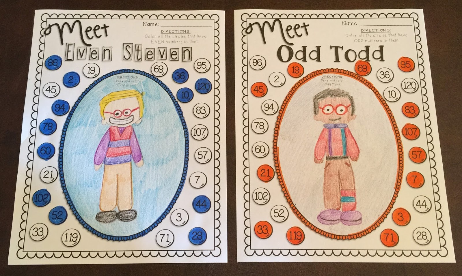 Teaching With Terhune: Even and Odd Numbers Math Unit