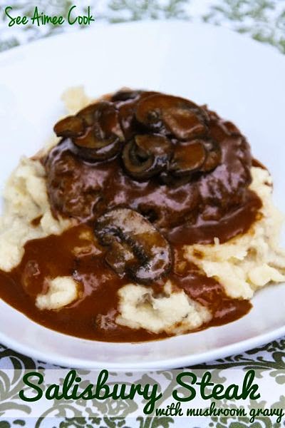 See Aimee Cook: Salisbury Steak with Mushroom Gravy