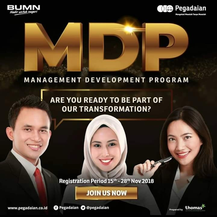 Lowongan Kerja PT Pegadaian (Persero) MDP - II