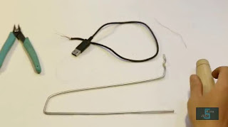 tutorial Cara Membuat Pemotong Styrofoam dari USB Sederhana