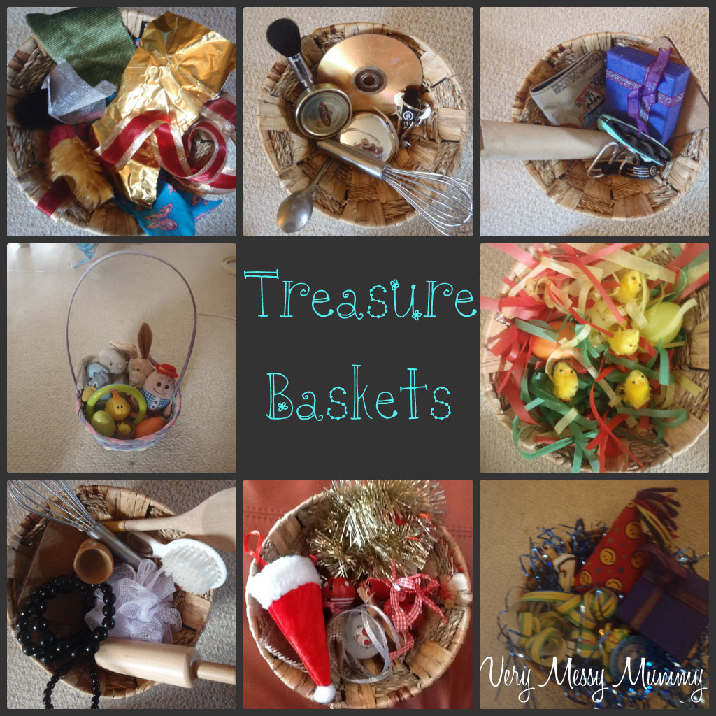 Very Messy Mummy Treasure Baskets