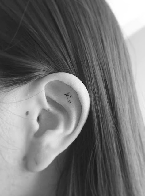 Tatuagens para as orelhas Tatuagens para as orelhas