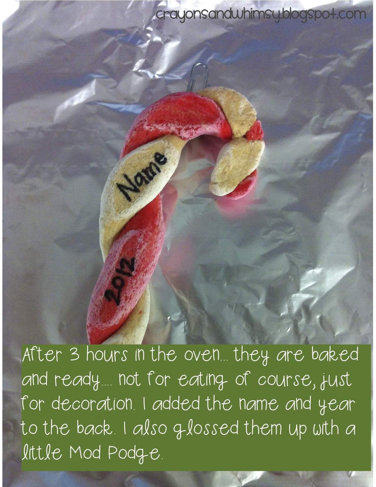 Candy Cane Ornaments Freebie Crayons and Whimsy