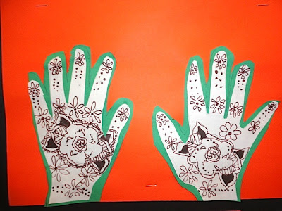 Thomas Elementary Art: 2nd Grade Henna Hands